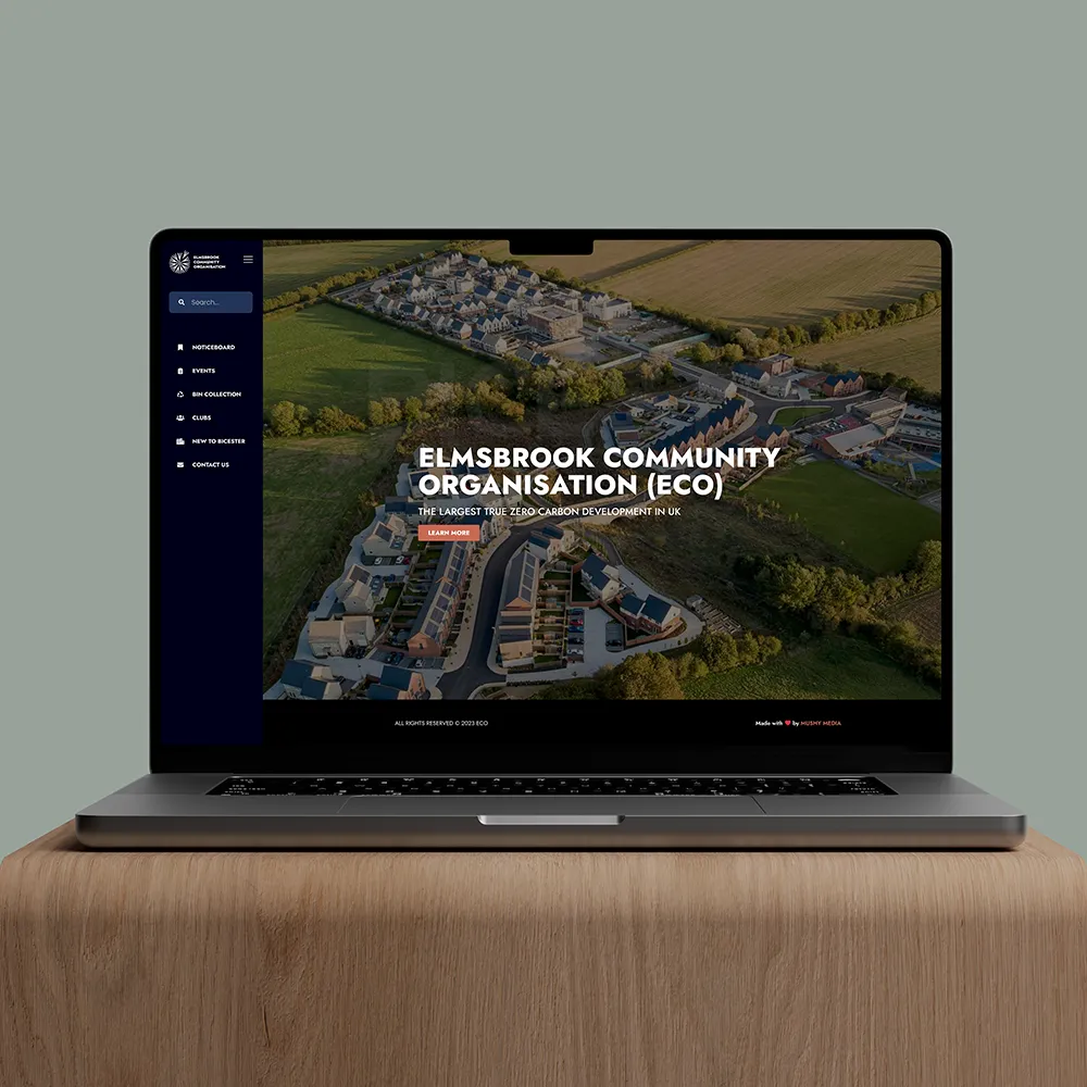 Eco Website, eco development, Elmsbrook